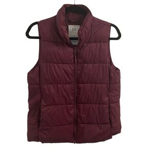 GAP Cold Control Purple Puffer Vest Size S